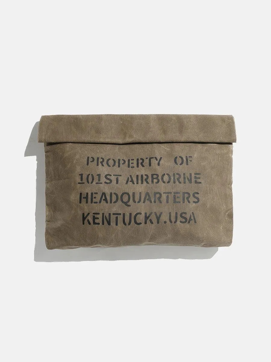 101st Airborne's Oil Wax Handbag