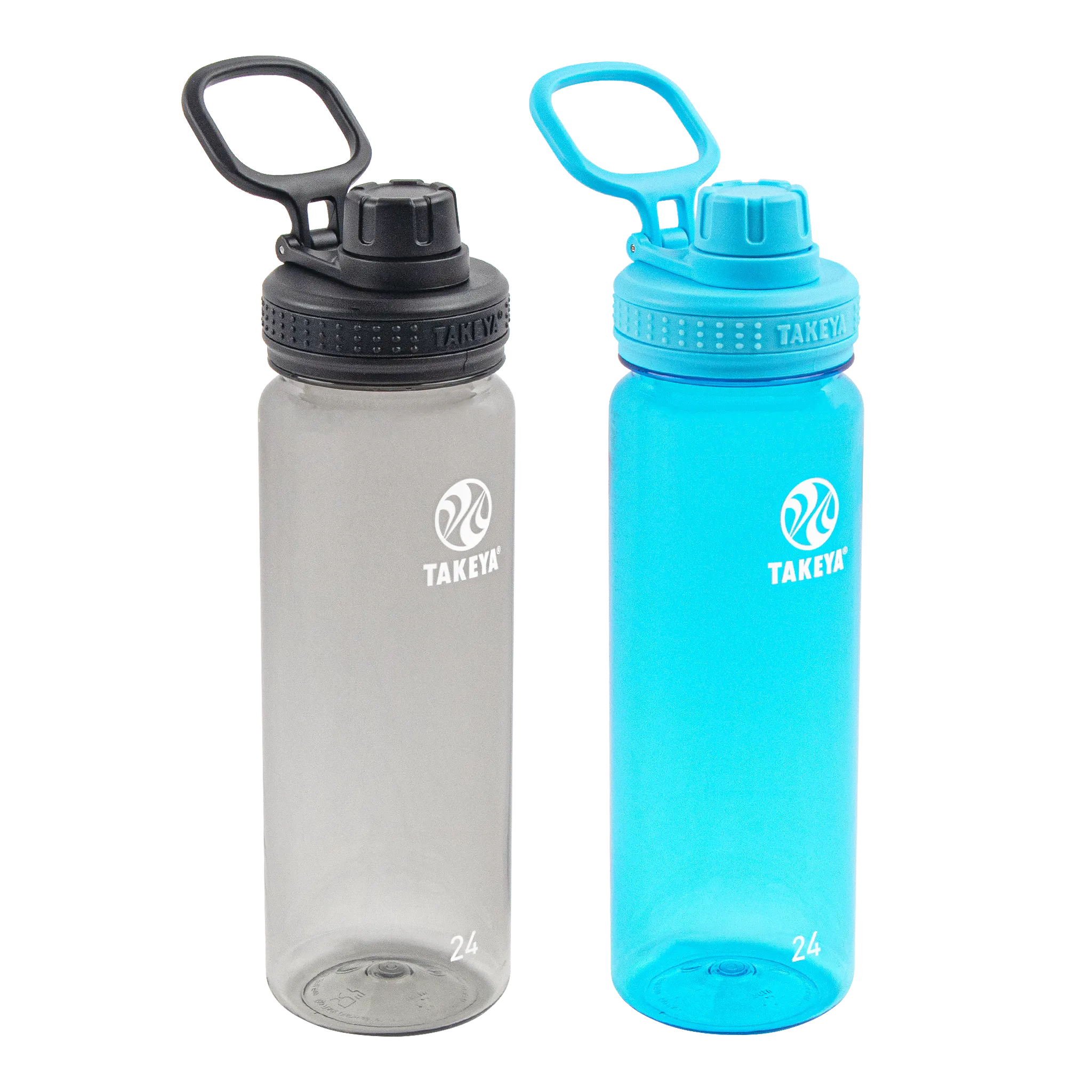 24 oz Tritan Water Bottle with Spout Lid Two Pack