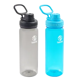 24 oz Tritan Water Bottle with Spout Lid Two Pack