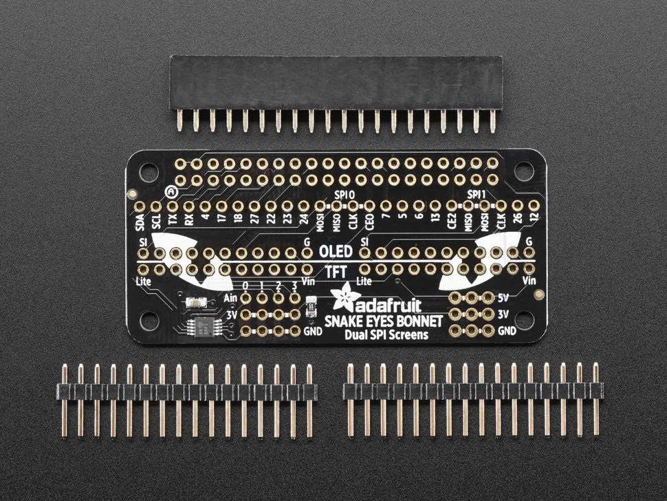 Adafruit Animated Eyes Bonnet for Raspberry Pi Mini Kit