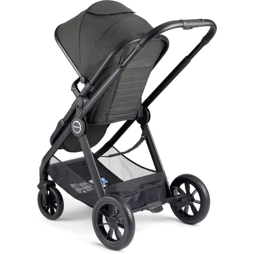 Babymore MeMore Pram & Pushchair 11 Piece - Black Espresso