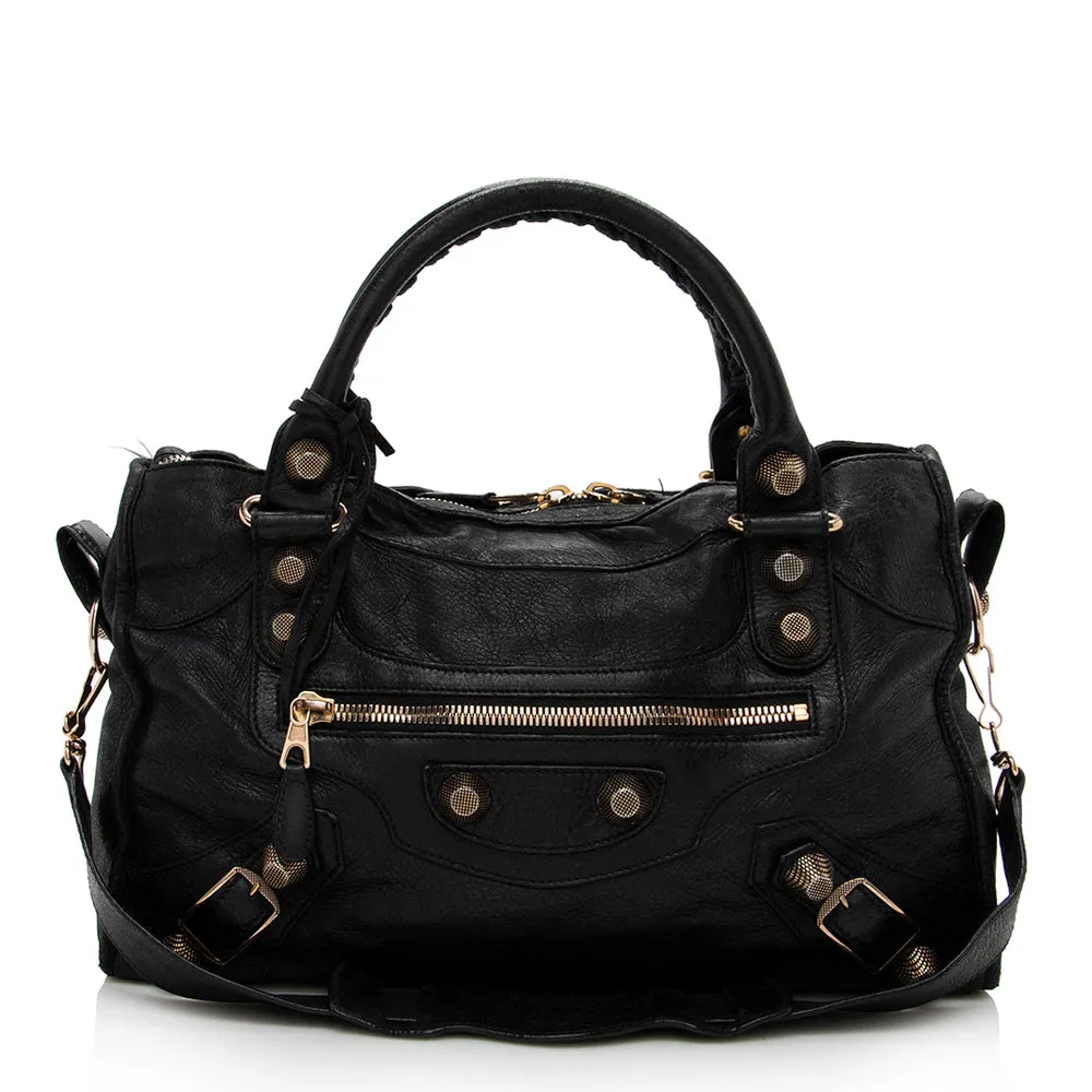 Balenciaga Agneau Giant 12 City Satchel