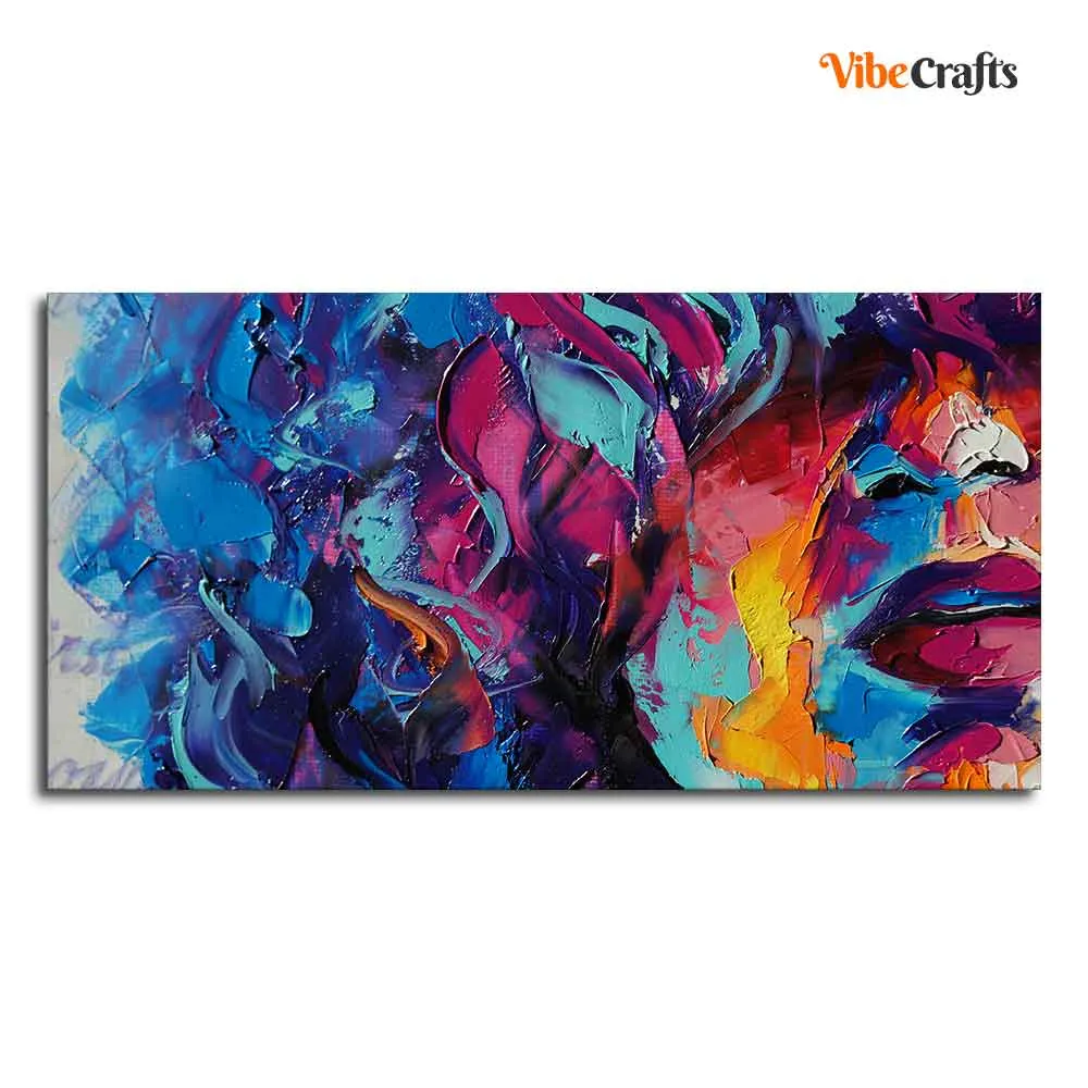 Beautiful Girl Abstract Art wall Painting