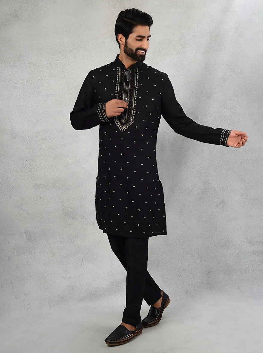 Black Kurta Pajama | TULA