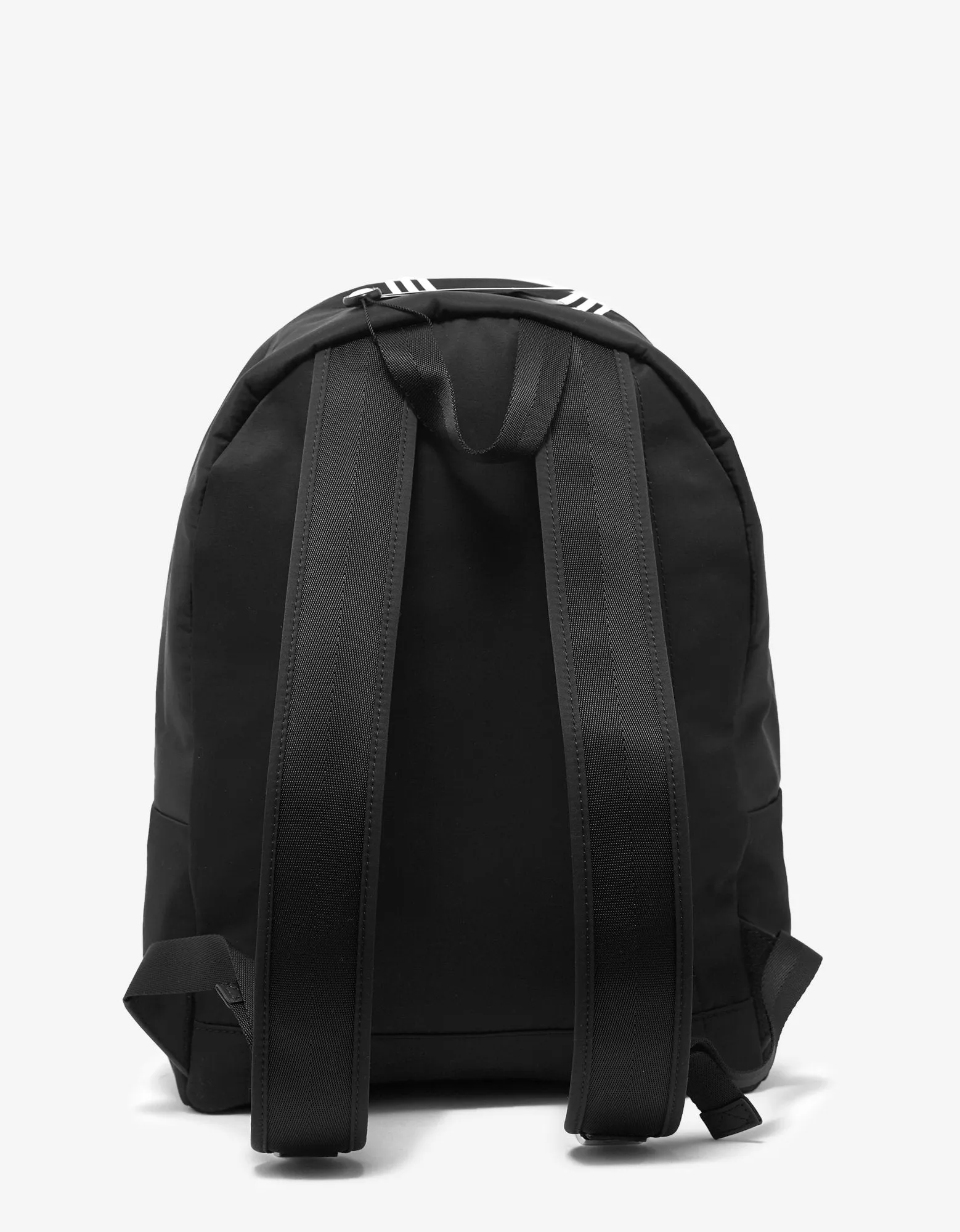 Black Logo Large Backpack