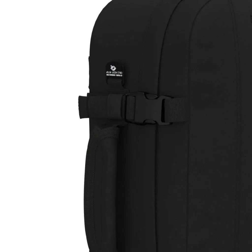 CabinZero Classic 44L Lightweight Carry On Backpack - Black