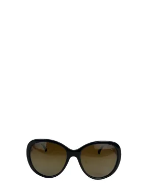 Chanel Black & Gold Sunglasses