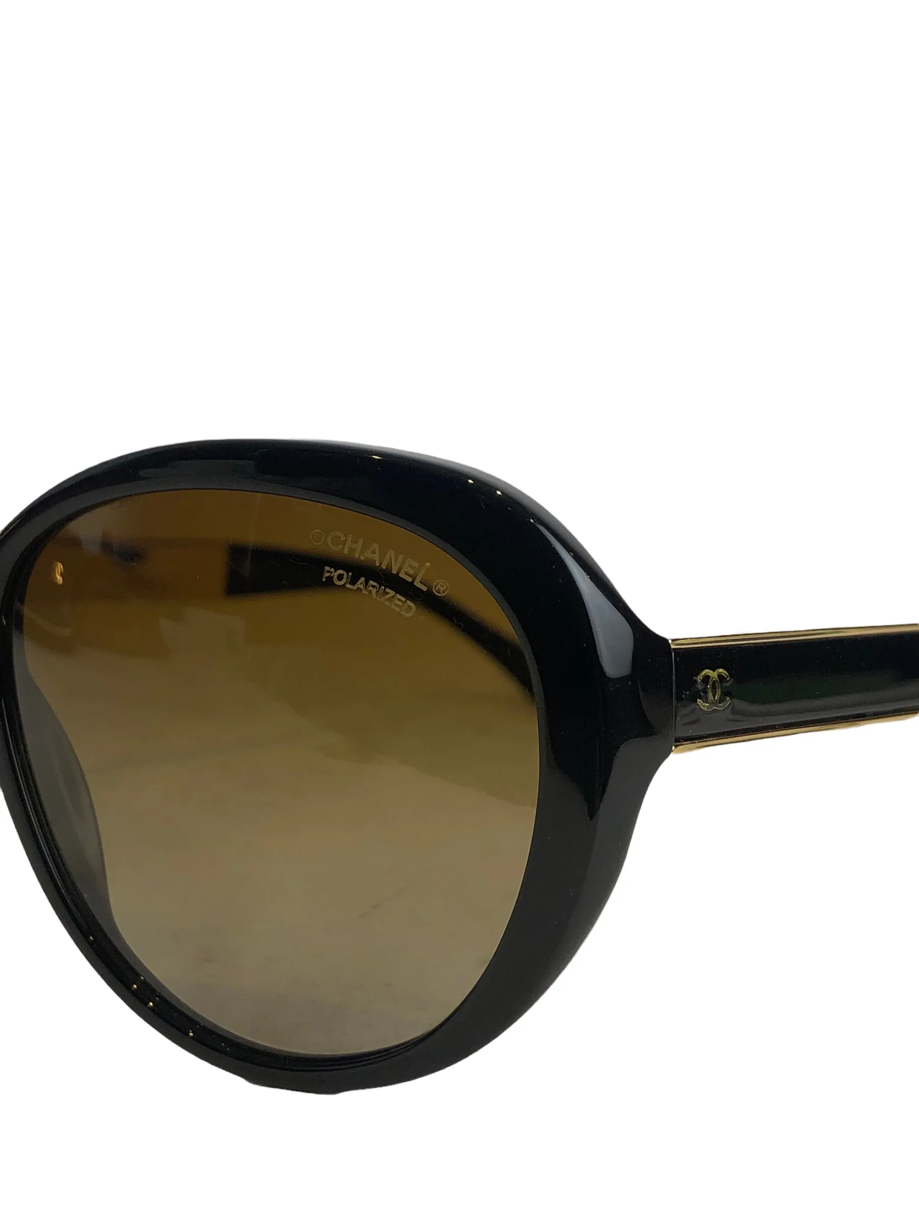 Chanel Black & Gold Sunglasses