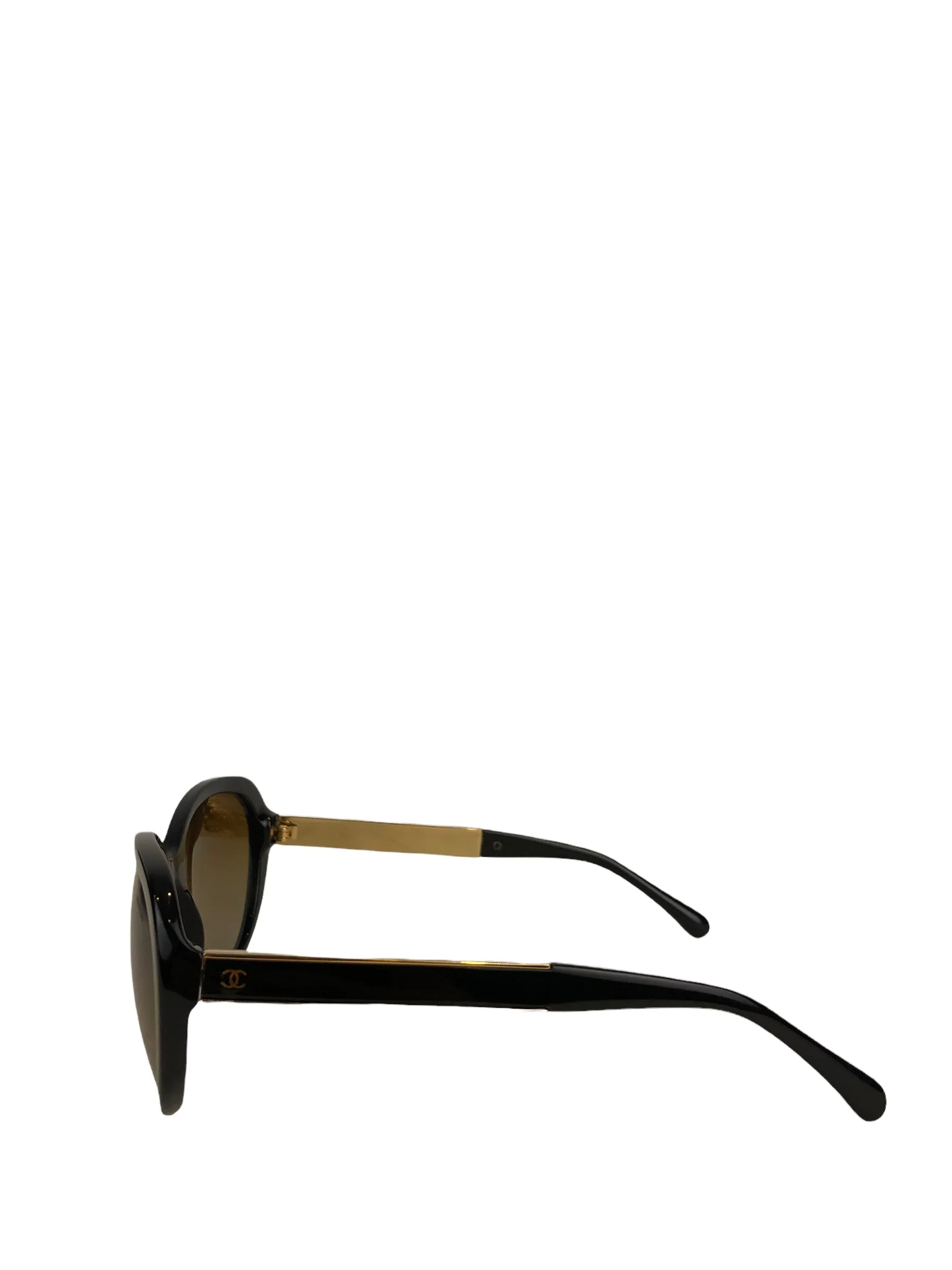 Chanel Black & Gold Sunglasses