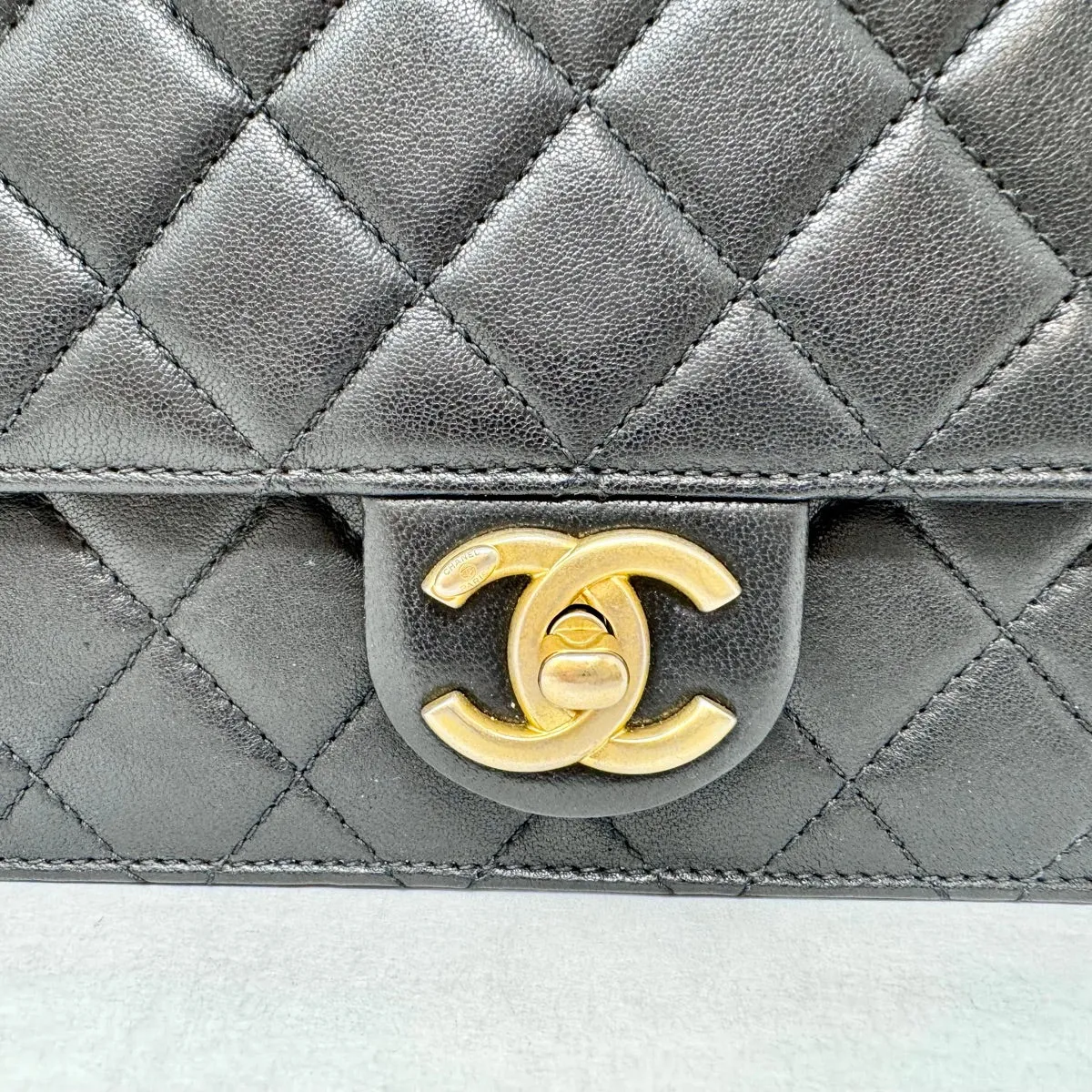 Chanel Quilted Small Chic Pearl Flap Bag