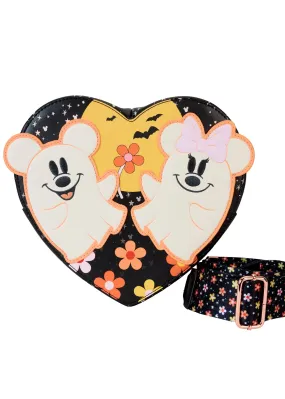 Disney Ghost Mickey and Minnie Halloween Crossbody Bag