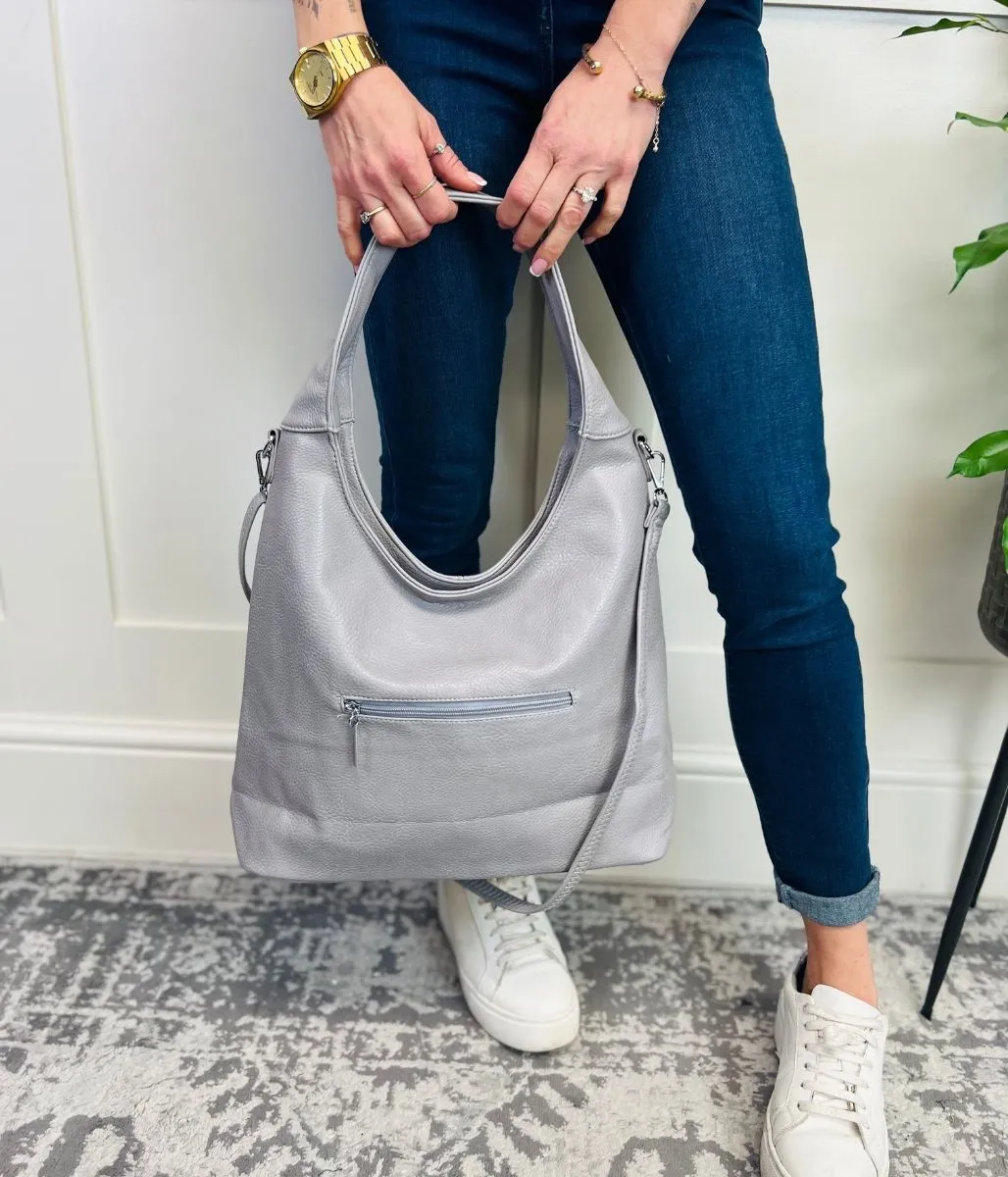 Grey Shopper Bag