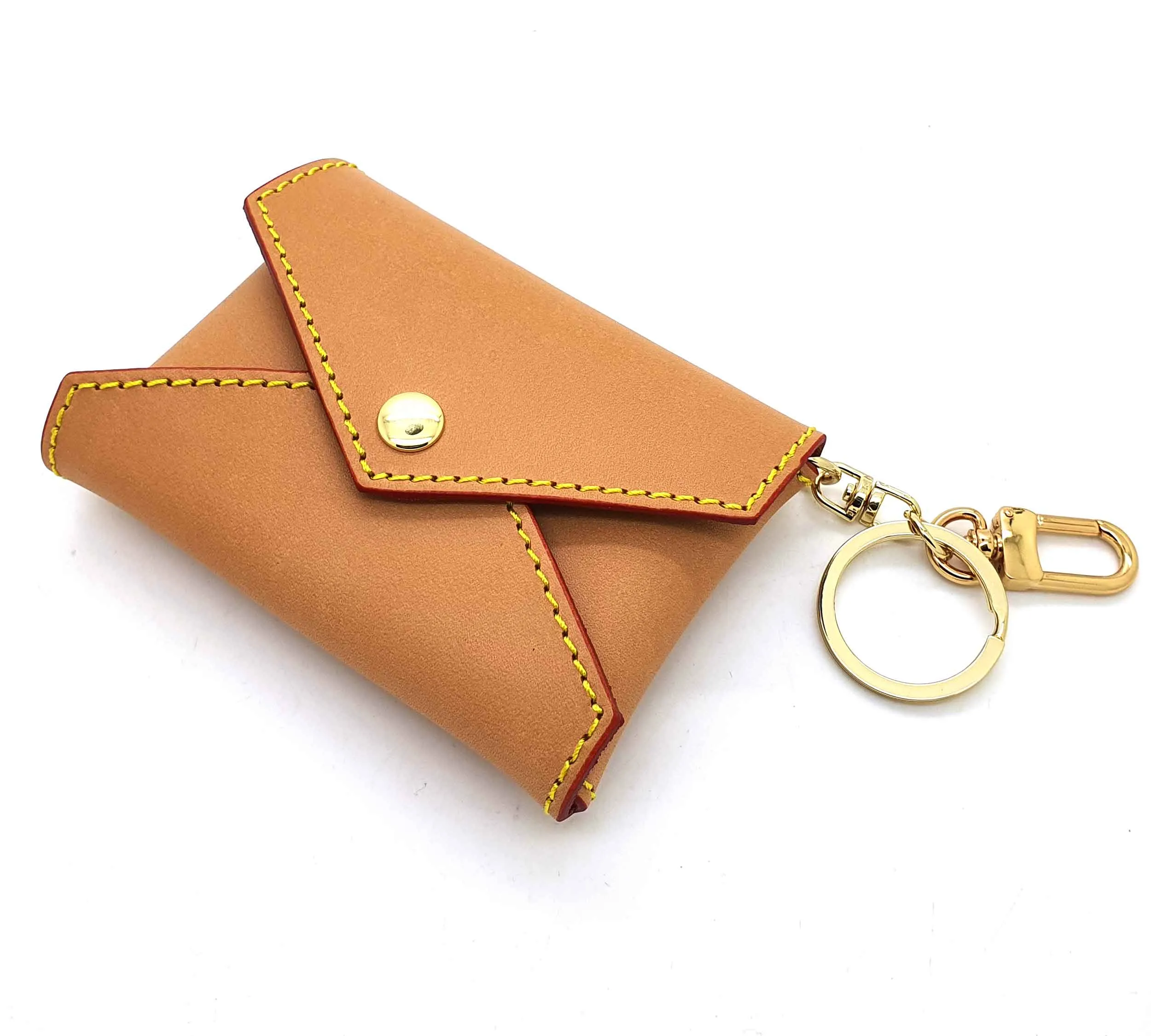 Honey Vachetta Leather - Envelope trio - Clutch Set