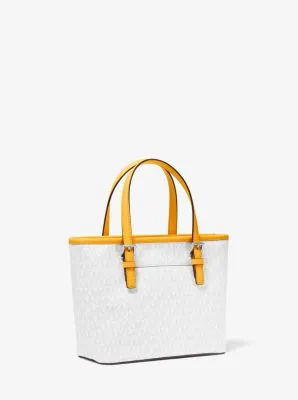 Jet Set Travel Extra-Small Logo Top-Zip Tote Bag