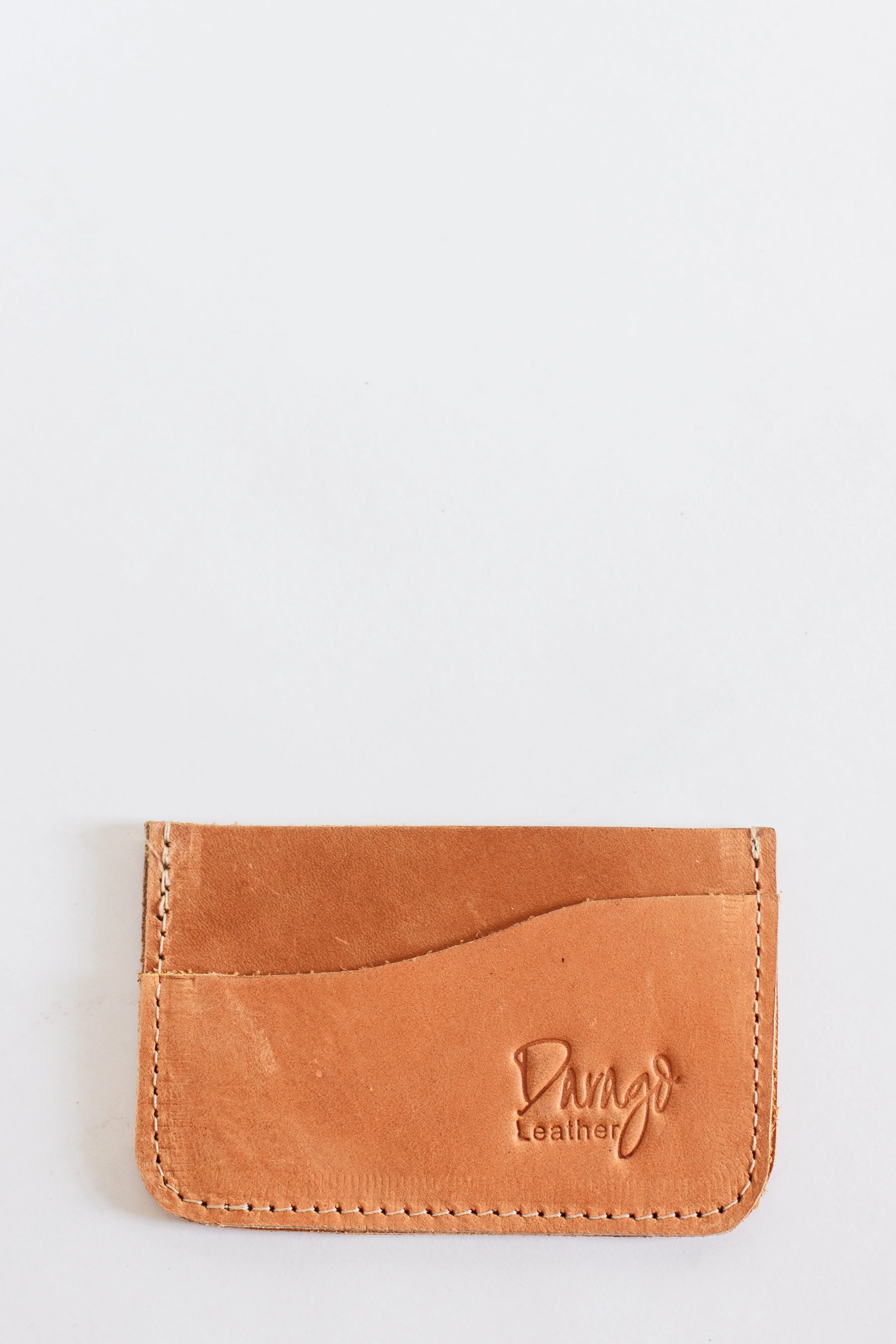 Leather Card Holder, Caramel