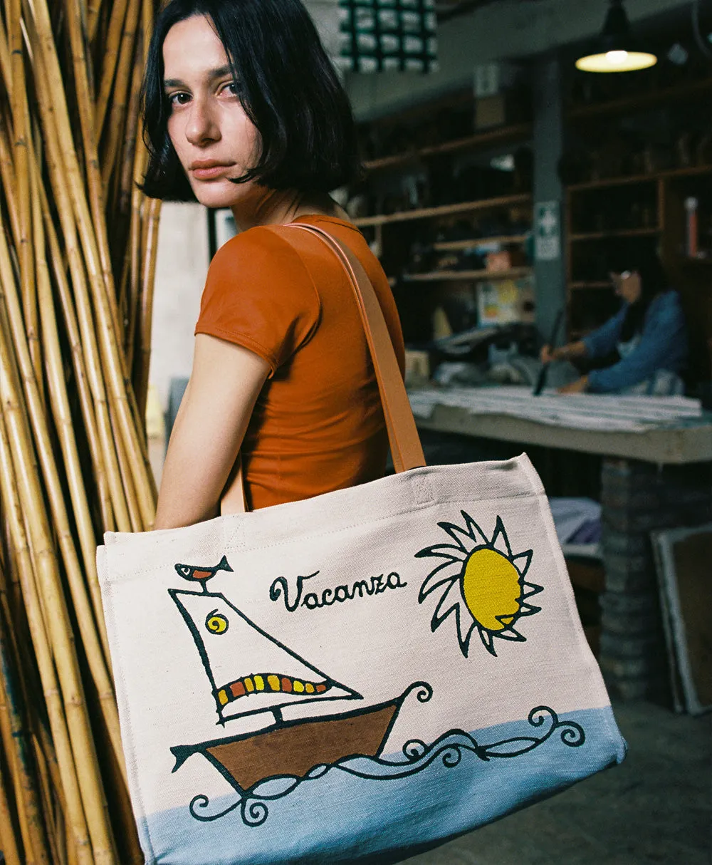 Limited Edition Pascucci Vacanza Tote - Boat/Sun