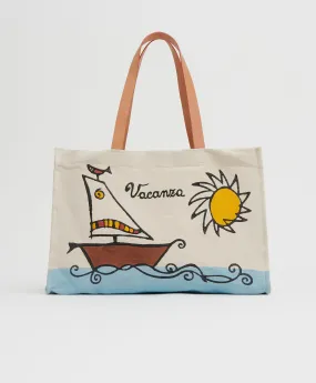 Limited Edition Pascucci Vacanza Tote - Boat/Sun