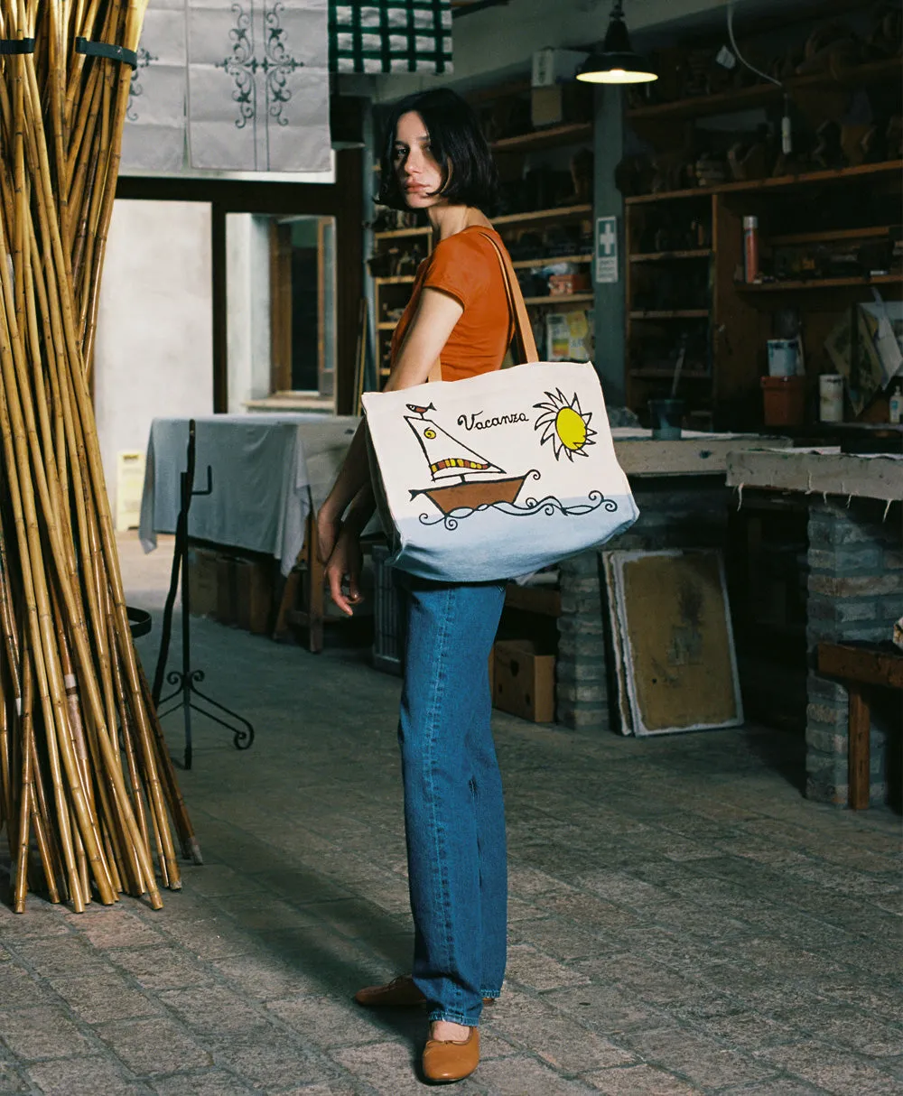 Limited Edition Pascucci Vacanza Tote - Boat/Sun