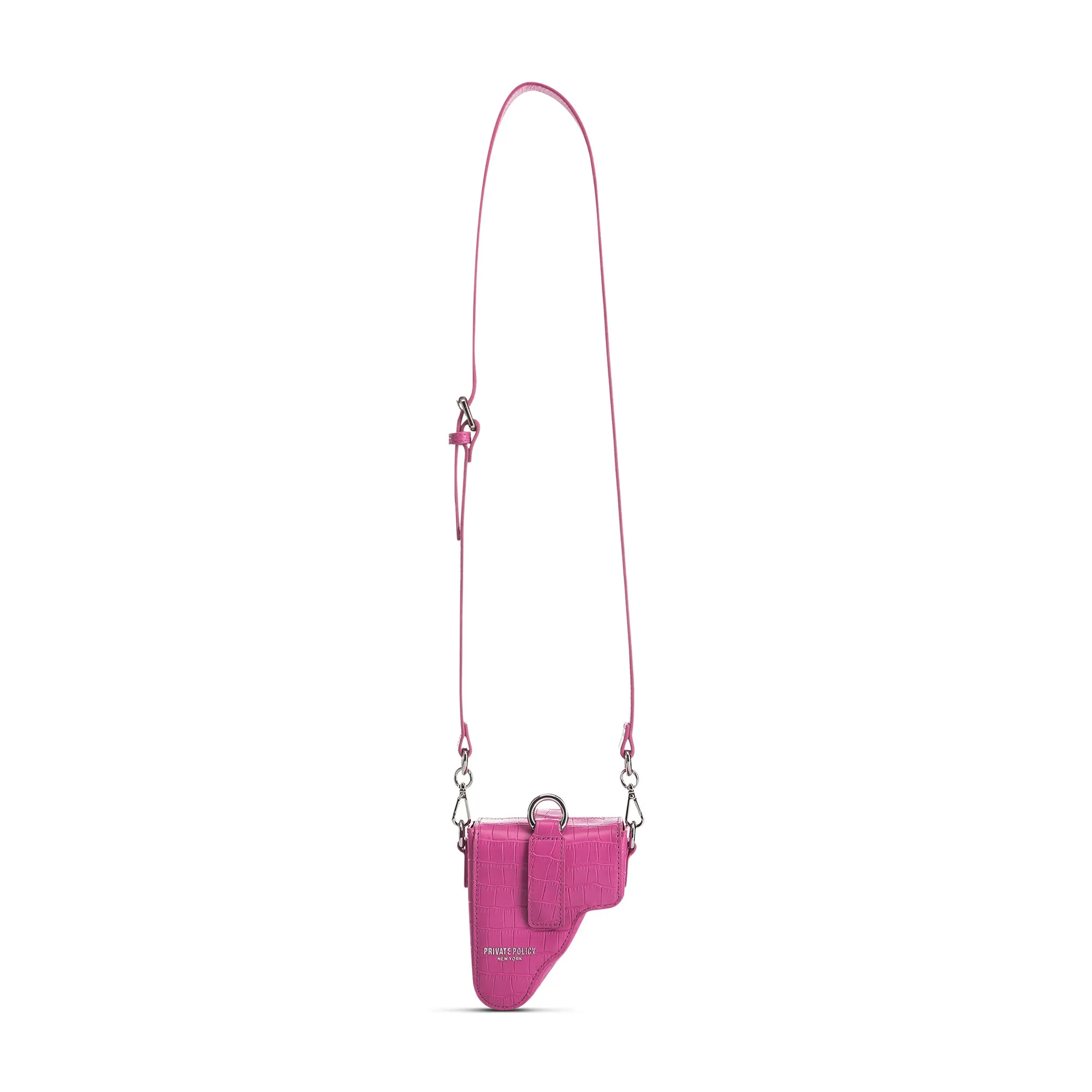 Pink Leather Multi Purpose Mini Bag