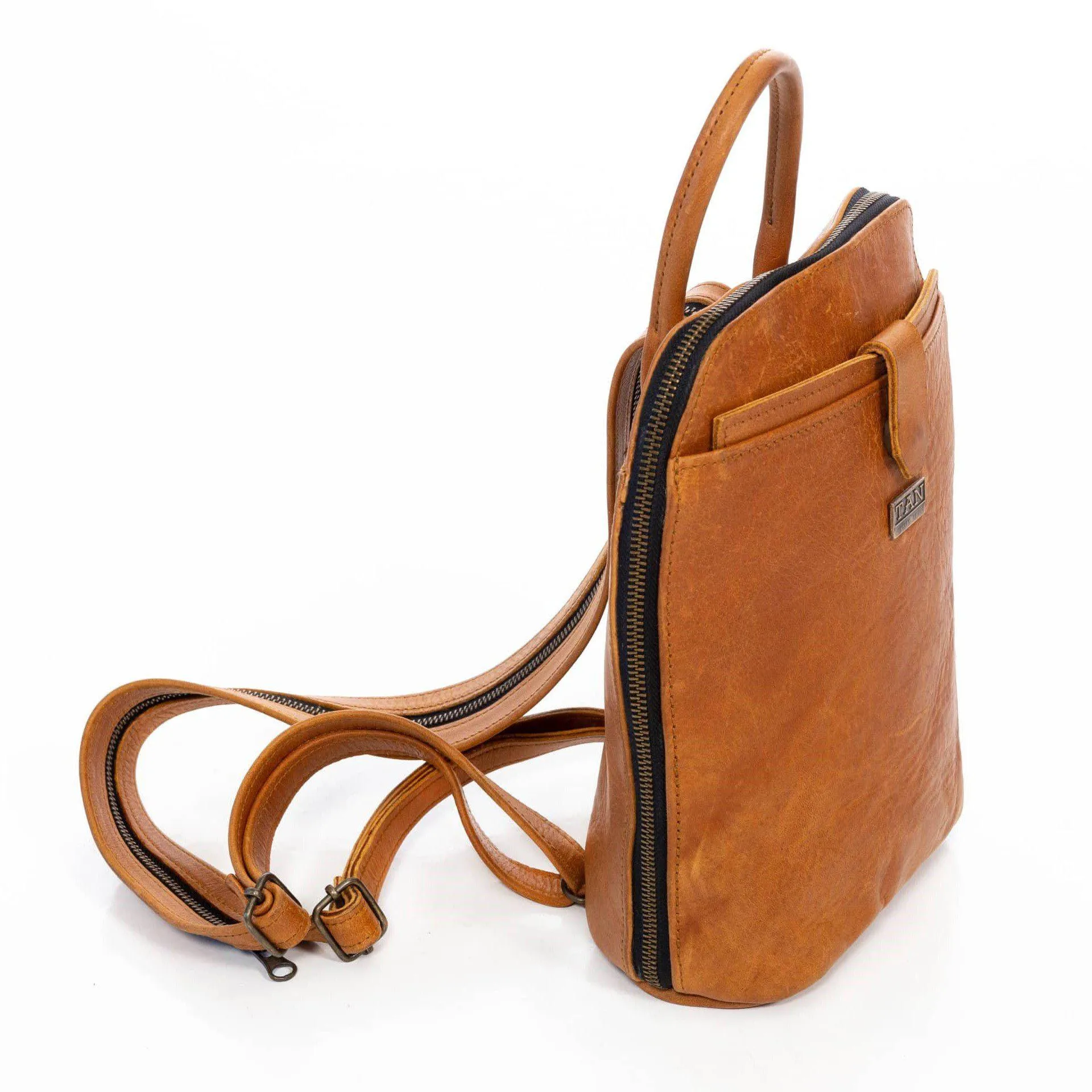 Tan Leather Goods - Olivia Leather Backpack | Toffee