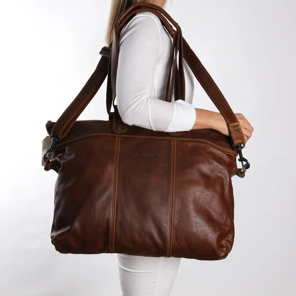 Thandana Ladies Leather Cabin Luggage Bag