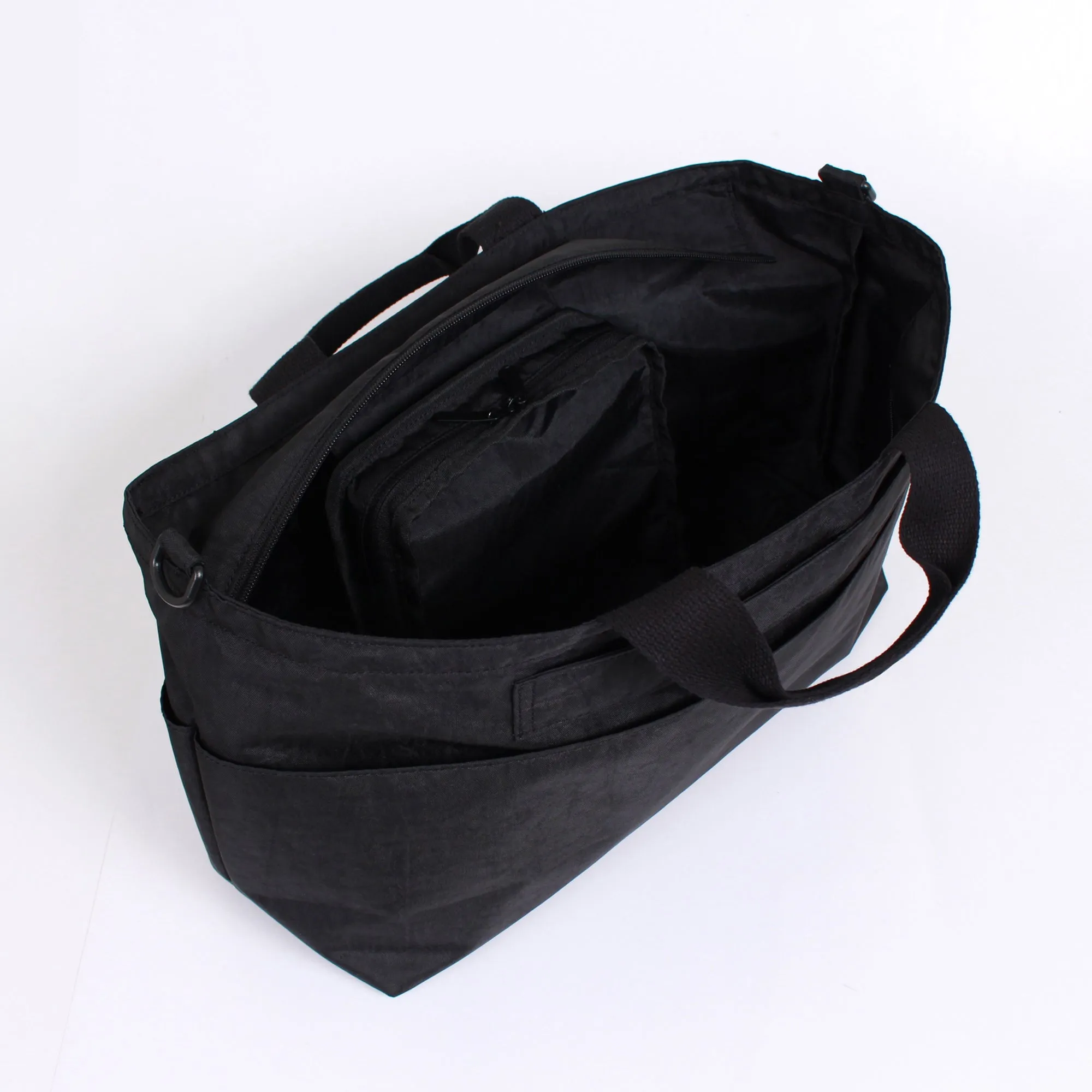 tote bag / packable / black