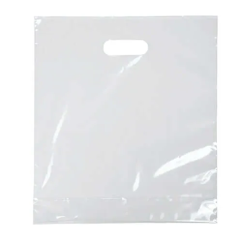 Wholesale 12W x 13 1/2H x 3 Digital Full Color Die Cut Plastic Bag - 9078