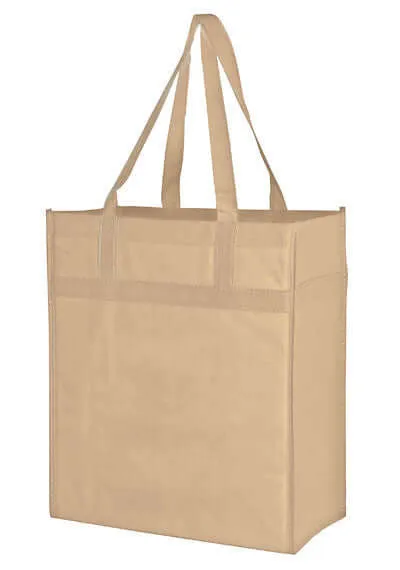 Wholesale Heavy Duty Non-Woven Grocery Tote Bag with Poly Board Insert - Y2KH131015